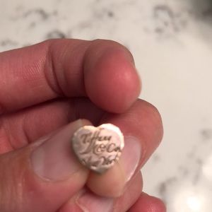 Authentic Tiffany & co heart earrings